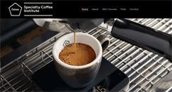 Desktop Screenshot of coffeeinstitute.com.au